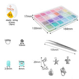 Glass Seed Beads Box Pure Rice Beads Kits DIY Jewelry Making