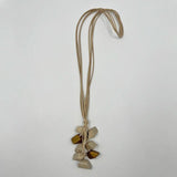 Goth Jewelry Sweater Chain Long Tassel Necklace Vintage Pendant Wood Beads