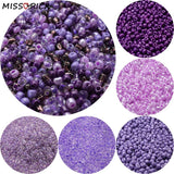 3mm Crystal Mix Purple Czech Glass Seed Beads for DIY Jewelry Making