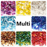 Mix Colors Glass Seedbeads Bugles Tube Czech Spacer Beads
