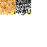 Mix Colors Glass Seedbeads Bugles Tube Czech Spacer Beads