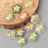 Czech Lampwork Glass Crystal Rose Flower Beads for DIY Jewelry Making 5pcs