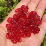 50pcs Czech Lampwork Crystal Four-leaf Clover Spacer Beads DIY Necklace Jewelry