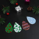 650Pcs Unfinished Wooden Teardrop Earring Pendants Kit