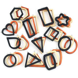 10pcs Star Moon Wood Earrings Charms Bezel Frame Resin Tray DIY Jewelry Making