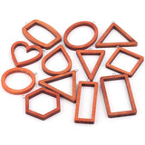10pcs Star Moon Wood Earrings Charms Bezel Frame Resin Tray DIY Jewelry Making