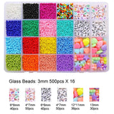 Glass Rice Bead Loose Bead Embroidery Tassel DIY Accessories Set