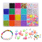Glass Rice Bead Loose Bead Embroidery Tassel DIY Accessories Set
