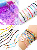 Glass Rice Bead Loose Bead Embroidery Tassel DIY Accessories Set