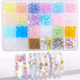 Glass Bead Box DIY Jewelry Accessory Loose Bead Material