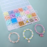 Glass Bead Box DIY Jewelry Accessory Loose Bead Material