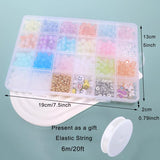 Glass Bead Box DIY Jewelry Accessory Loose Bead Material