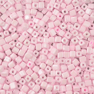 4MM Square Ice Cream Charms Czech Glass Beads DIY Jewelry Making