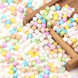 4MM Square Ice Cream Charms Czech Glass Beads DIY Jewelry Making