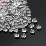 6mm Multicolor AB Spacer Heart Beads Czech Glass Beads