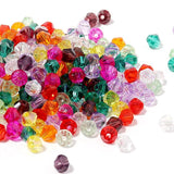 Faceted Glass Crystal Beads Set for Jewelry Making 24 Colors