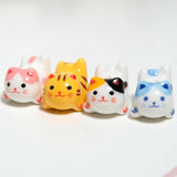15x21mm Ceramic Lucky Cat Beads for Jewelry Making