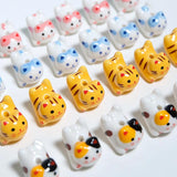 15x21mm Ceramic Lucky Cat Beads for Jewelry Making
