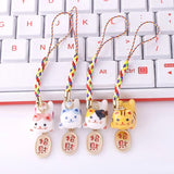 15x21mm Ceramic Lucky Cat Beads for Jewelry Making