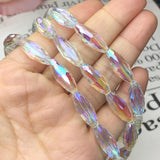 8x20MM AB Austra Crystal Drum Beads for Jewelry Making