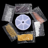 Glass Seed Bead Set 12/0 Small Bead Box DIY Craft