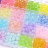 8mm Glass Beads Jewelry Making Kit for Girls/Women
