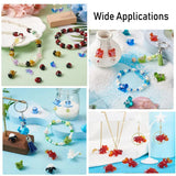 5pcs 3D Lampwork Bees Octopus Beads for DIY Jewelry Making