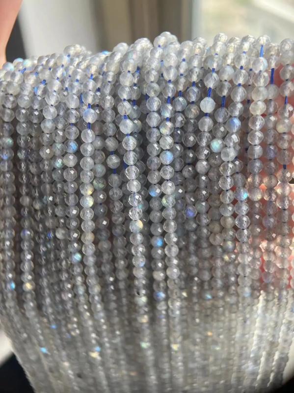 High Natural Apatite Labradorite Gemstone Beads