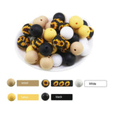20PCS 15mm Daisy Silicone Beads Baby Teething BPA DIY Sensory Chewing Toys