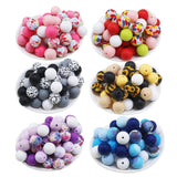 20PCS 15mm Daisy Silicone Beads Baby Teething BPA DIY Sensory Chewing Toys
