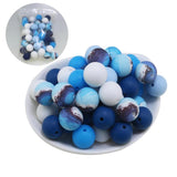 20PCS 15mm Daisy Silicone Beads Baby Teething BPA DIY Sensory Chewing Toys