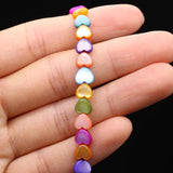 Natural Shell Beads Love Heart Mother of Pearl for DIY Jewelry