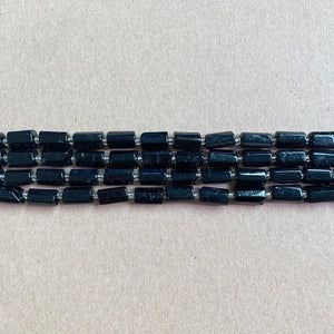 Faceted Tourmaline Cylinder Spacer Stone Beads 6.5X10mm