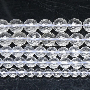 Clear Quartz Natural Stone Beads 4-10MM Strand