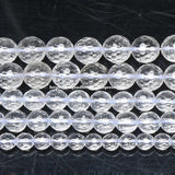 Clear Quartz Natural Stone Beads 4-10MM Strand