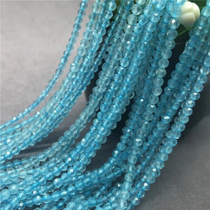 2mm Topaz Small Beads Natural Loose Stone Faceted Cut DIY Gem