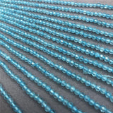 2mm Topaz Small Beads Natural Loose Stone Faceted Cut DIY Gem