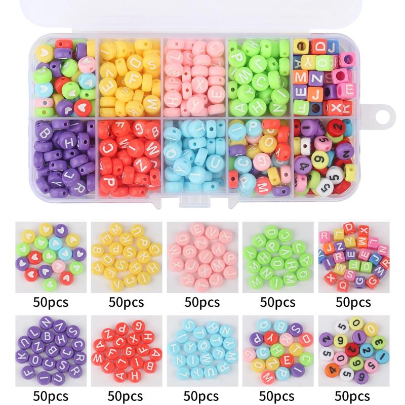 800pcs CCB Beads Kit for Jewelry Making