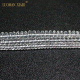 Faceted Clear Crystal Wheel Stone Beads 4*6/5*8/6*9mm