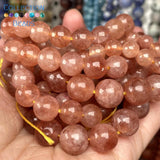 Natural Sun Beads Round Stone Beads 6/8/10 MM
