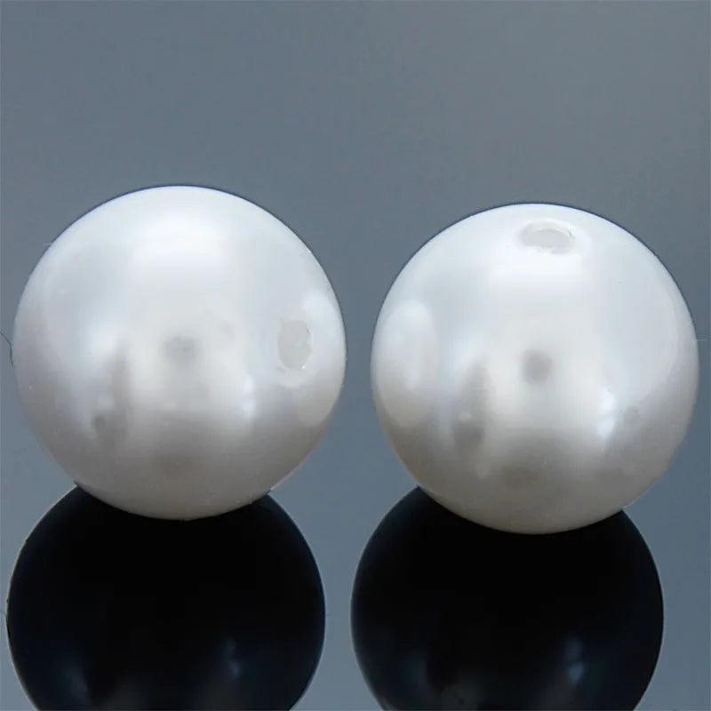 Miasol 20 Pcs 20 MM Acrylic Antique Spacers Beads for Jewelry Making DIY