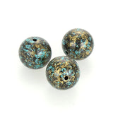 Miasol 20 Pcs 20 MM Acrylic Antique Spacers Beads for Jewelry Making DIY
