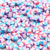 Polymer Heart Beads Flower Spacer Beads Jewelry Making DIY