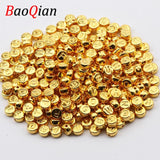 Golden Alphabet Flat Acrylic Letter Beads for Jewelry Making DIY