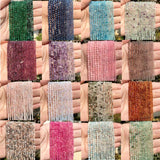 Natural Stone Faceted Crystals Beads for Jewelry Making DIY Bracelet