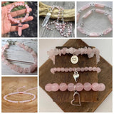 Natural Rose Quartz Beads for Jewelry Making DIY Bracelet Necklace Accessories