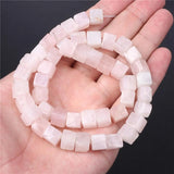 Natural Rose Quartz Beads for Jewelry Making DIY Bracelet Necklace Accessories