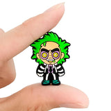 10pcs Green Silicone Mini Beads Food-Grade Chewing DIY Jewelry Accessories