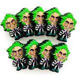 10pcs Green Silicone Mini Beads Food-Grade Chewing DIY Jewelry Accessories