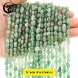 Natural Aquamarine Chips Ruby Turquoise Yellow Apatite Beads for Jewelry Making